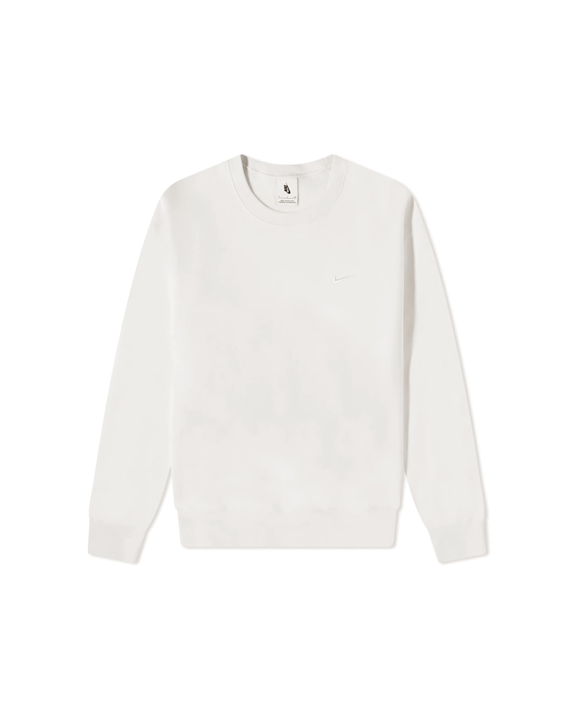 Solo Swoosh Crewneck - Phantom / White