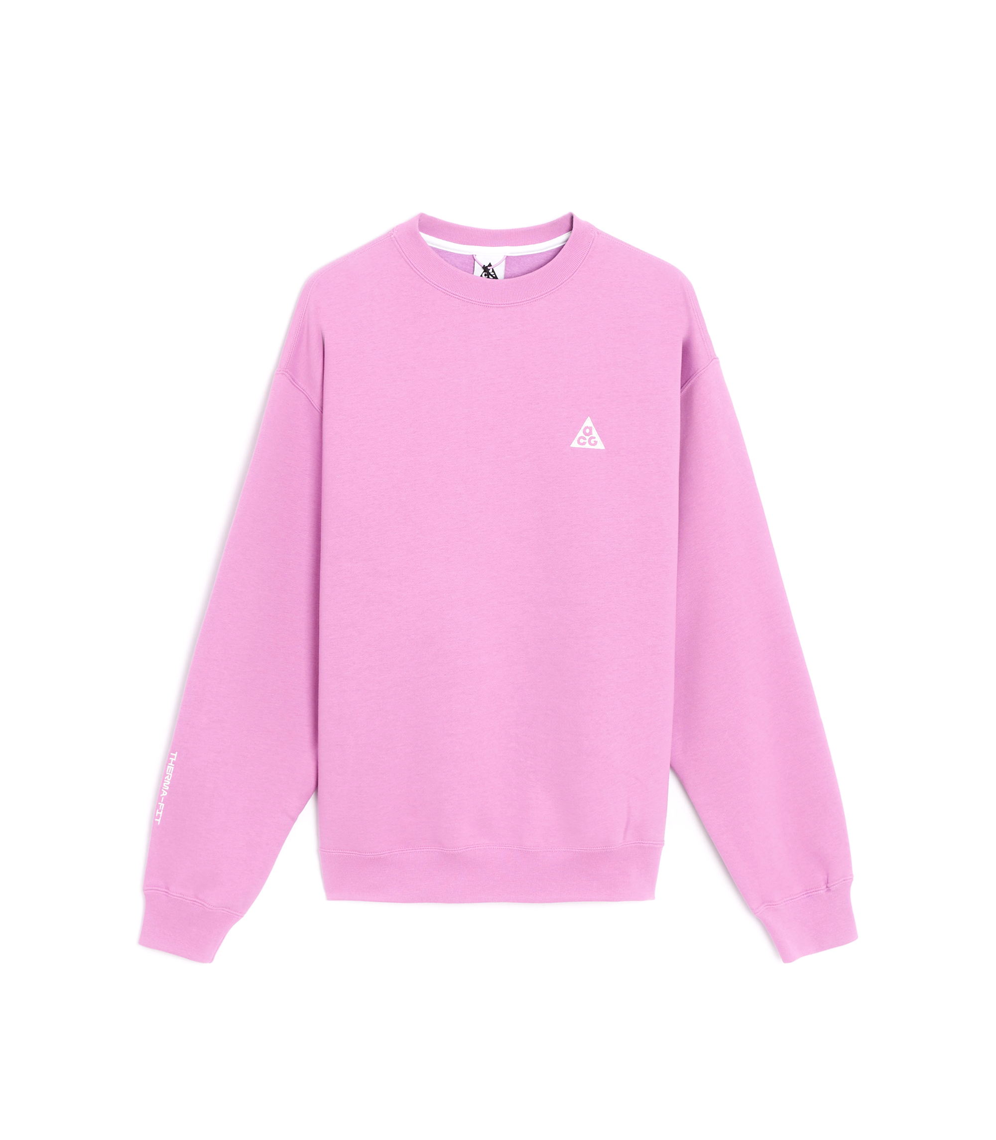 Therma-Fit Fleece Crewneck - Rush Fuchsia / Summit White