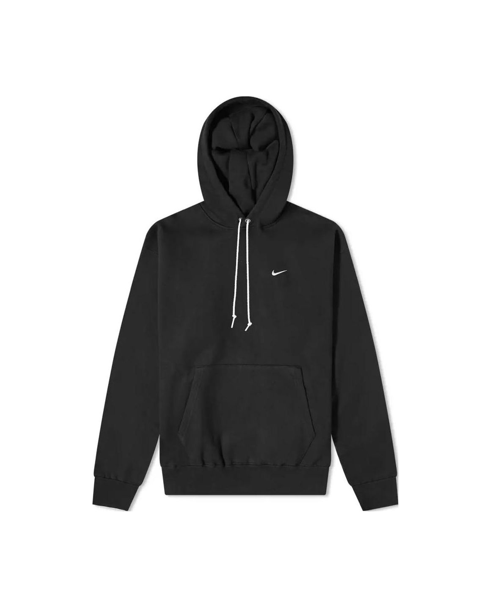 Solo Swoosh Hooded Sweatshirt - Black / White