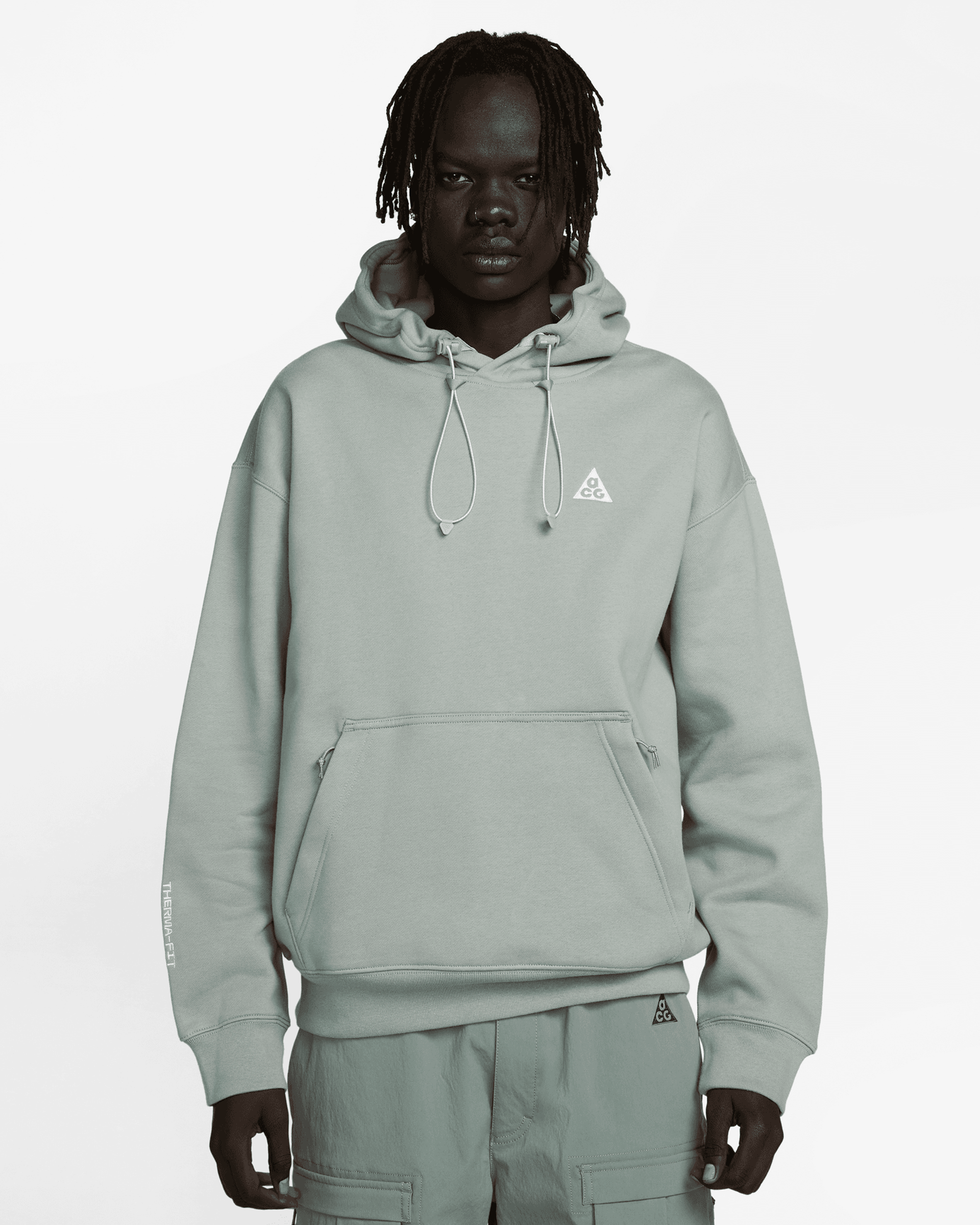 Grey and lime sales green nike hoodie