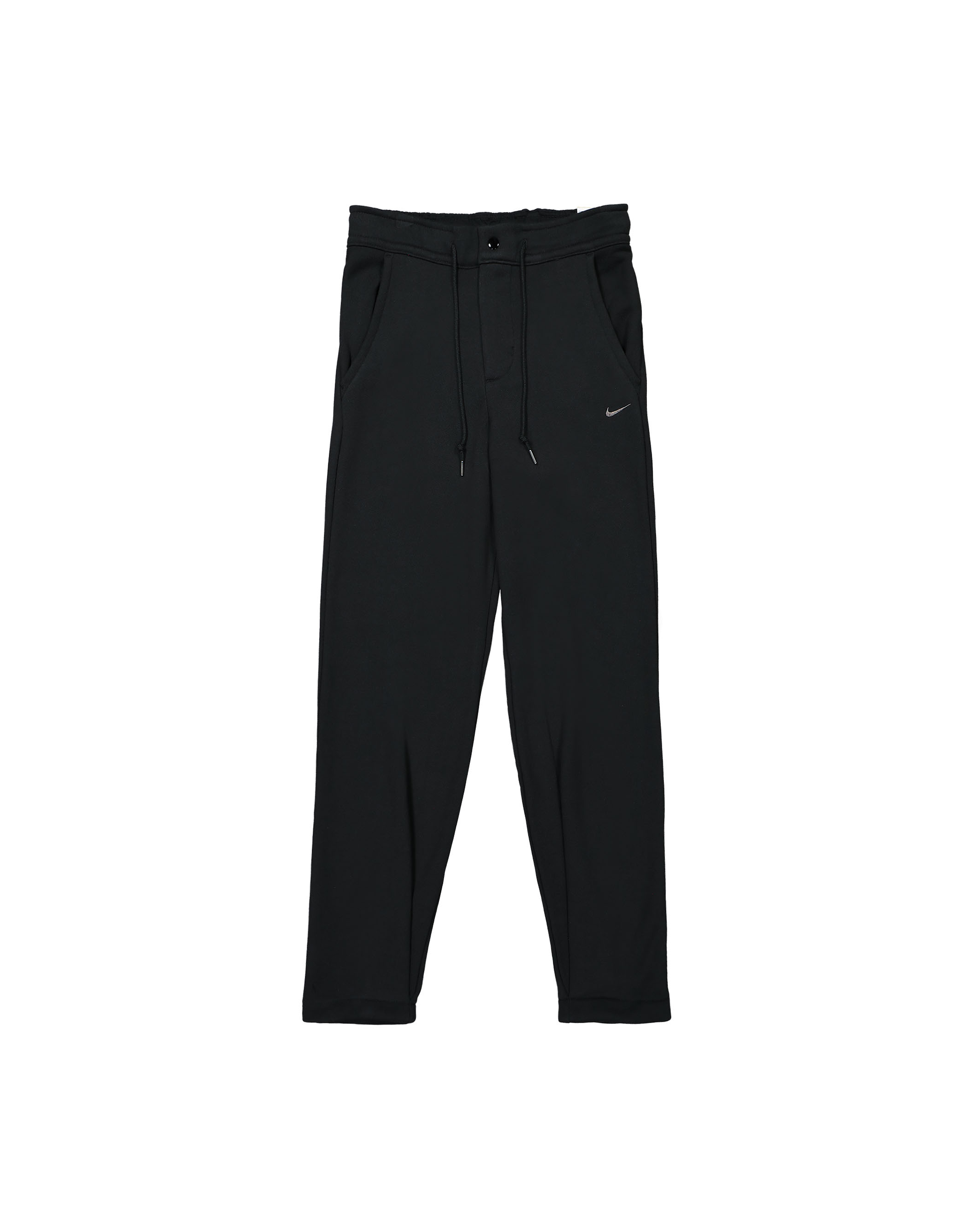 Womens High-Waisted Sweatpants - Black / Flat Pewter