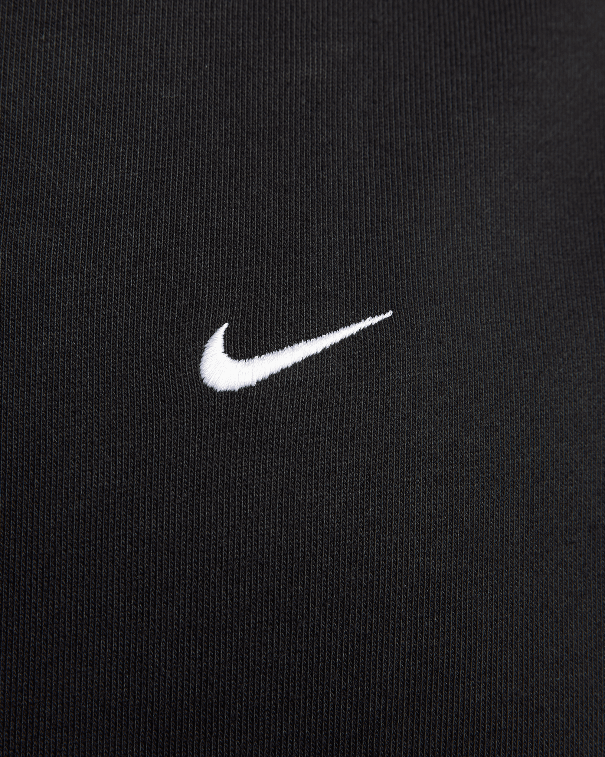 Solo Swoosh Hooded Sweatshirt - Black / White