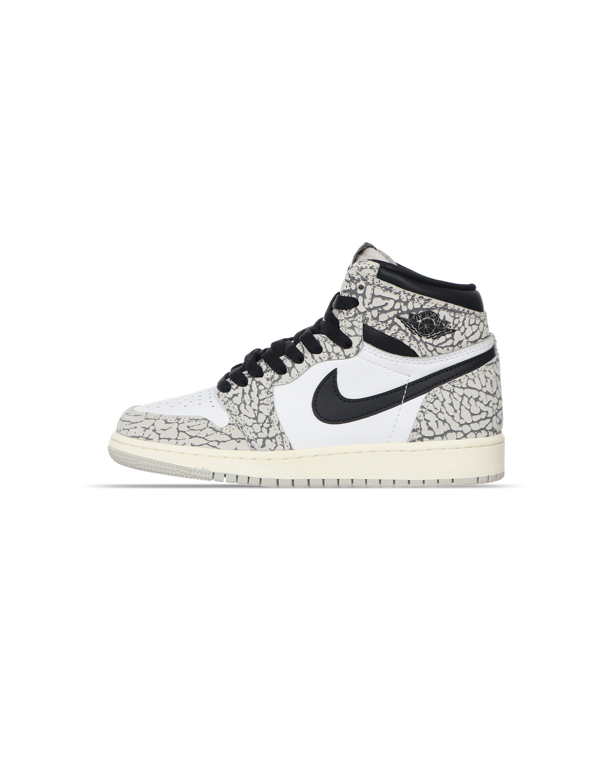 Air Jordan 1 High OG (GS) - Tech Gray / Muslin Black / White
