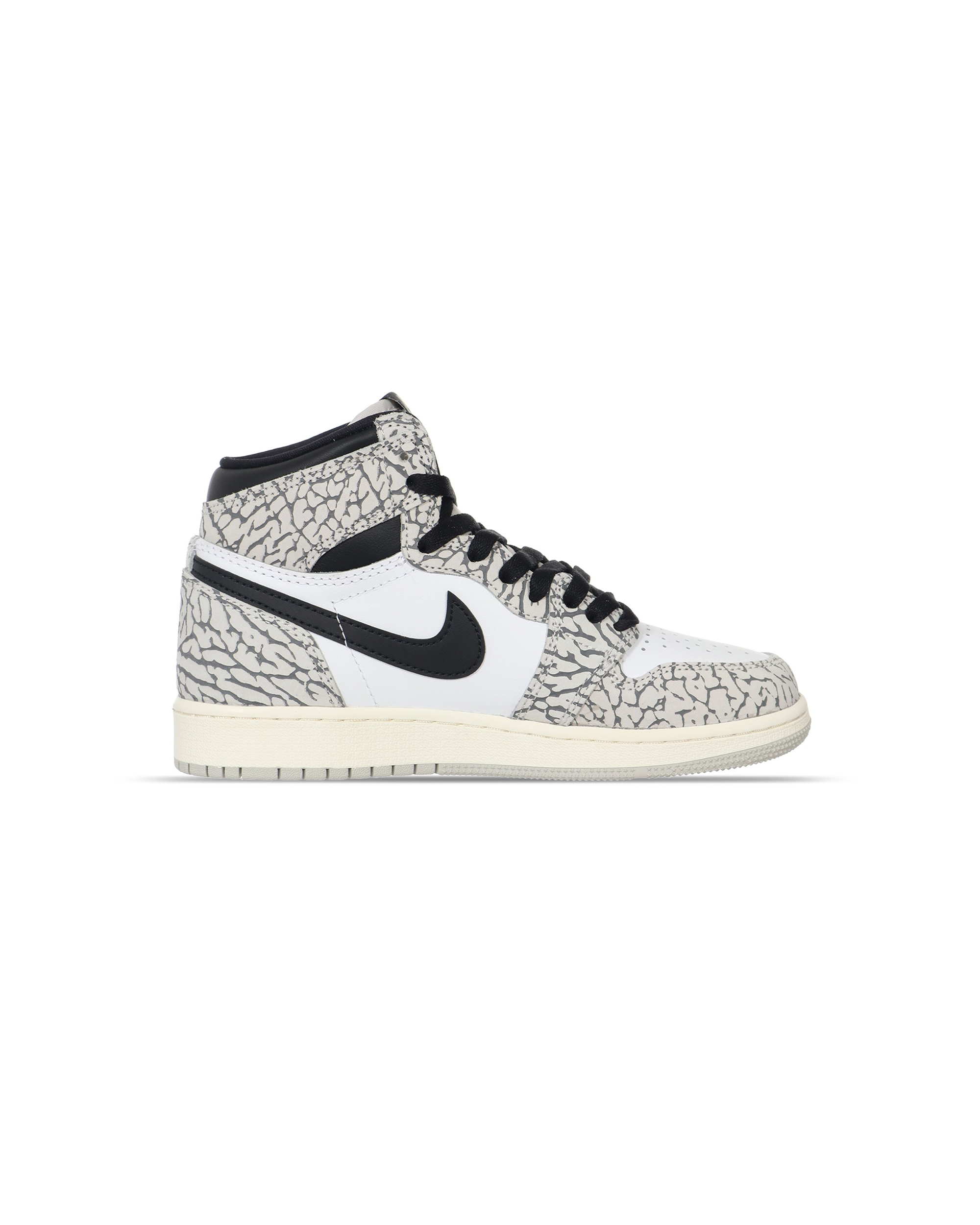 Air Jordan 1 High OG (GS) - Tech Gray / Muslin Black / White