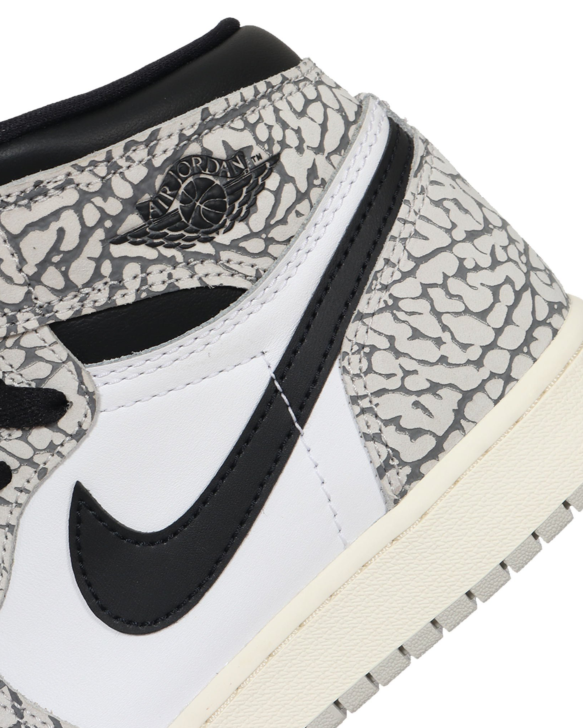 Air Jordan 1 High OG (GS) - Tech Gray / Muslin Black / White
