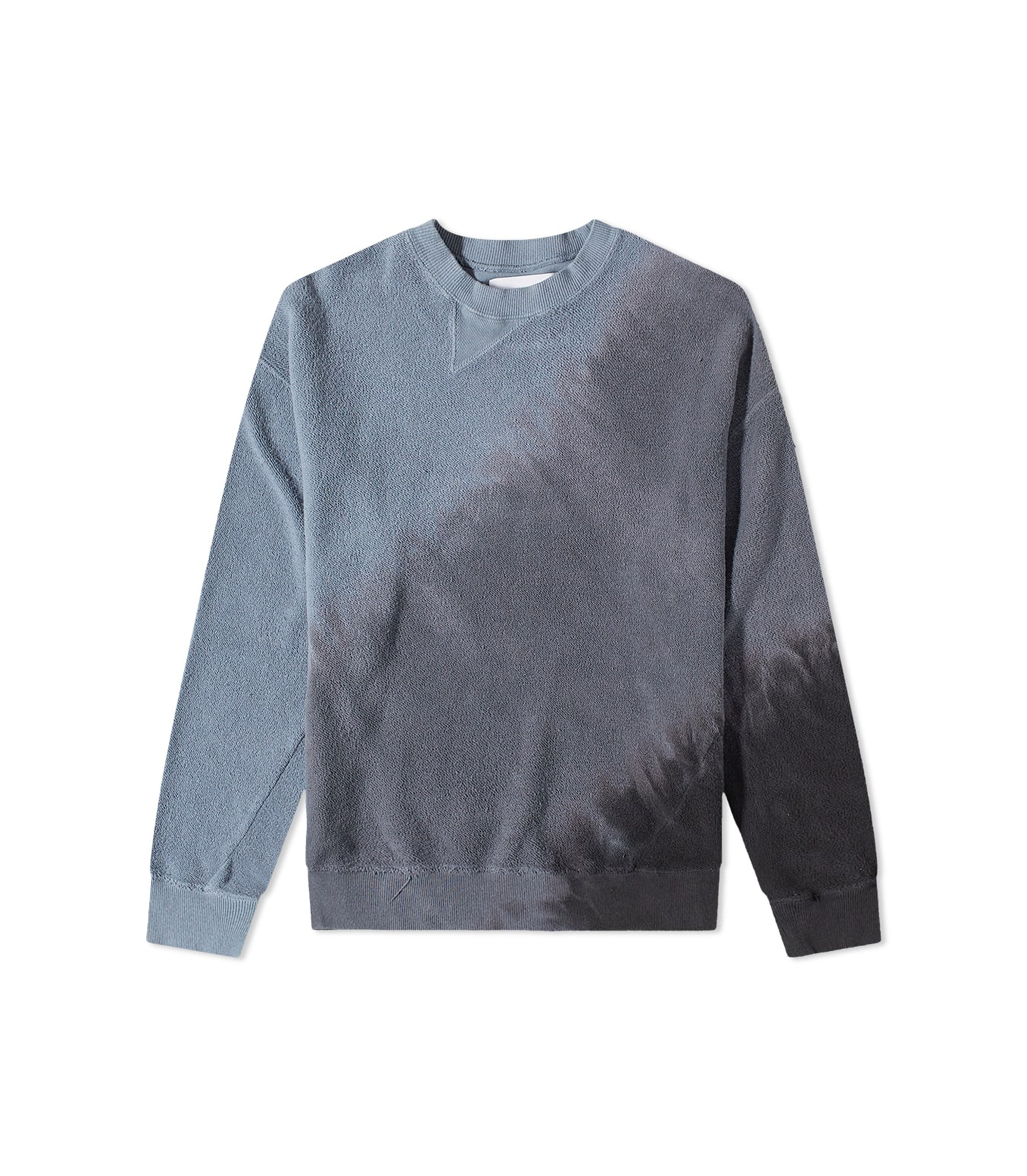Hand Dyed Twist Crewneck Sweatshirt - Gray