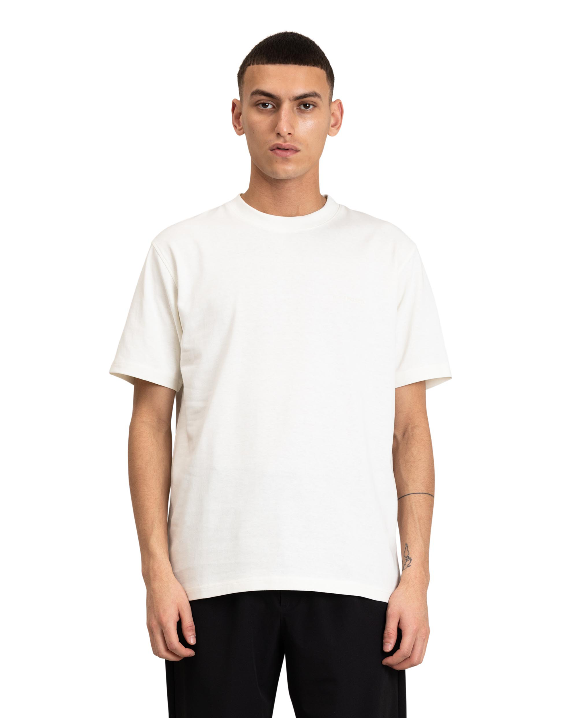 Johannes Heavy Logo T-Shirt - Ecru