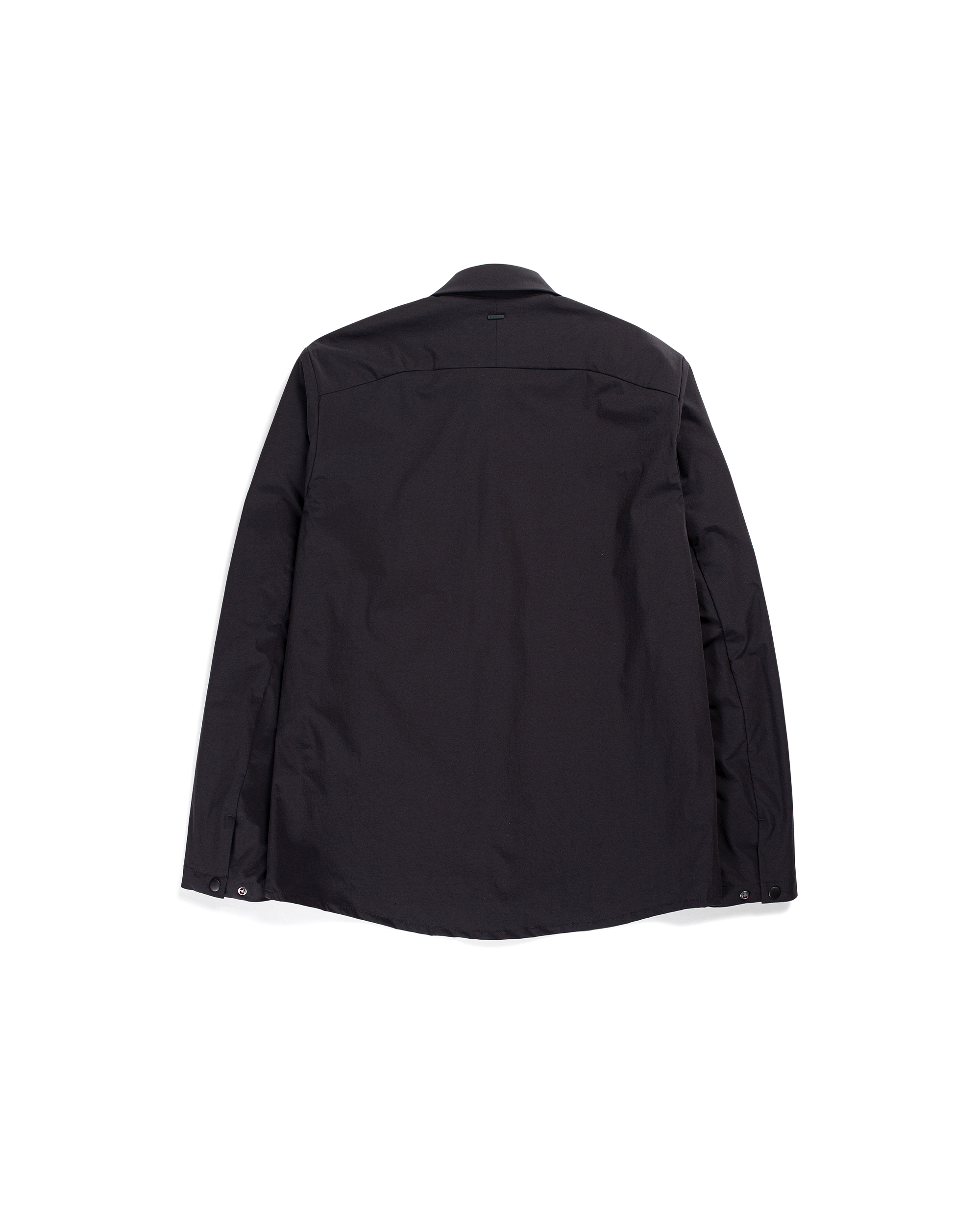 Jens Travel Light Overshirt - Black