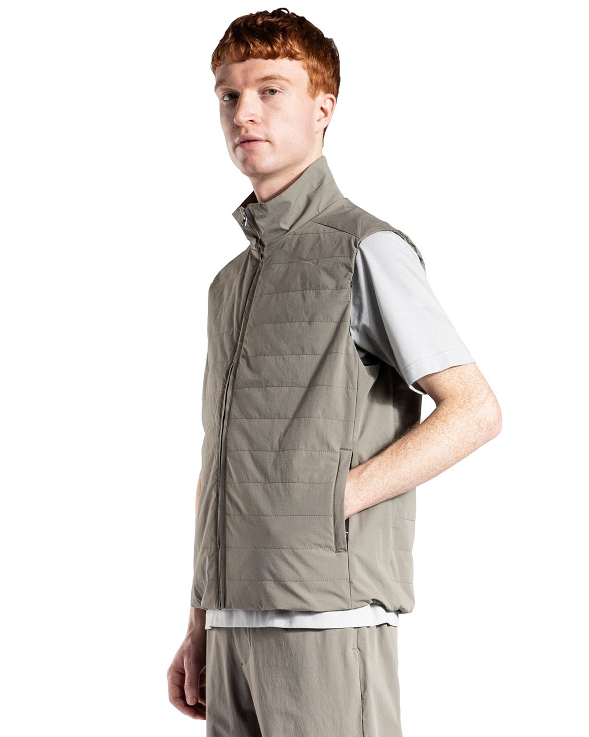 Birkholm Travel Light Vest - Concrete Gray