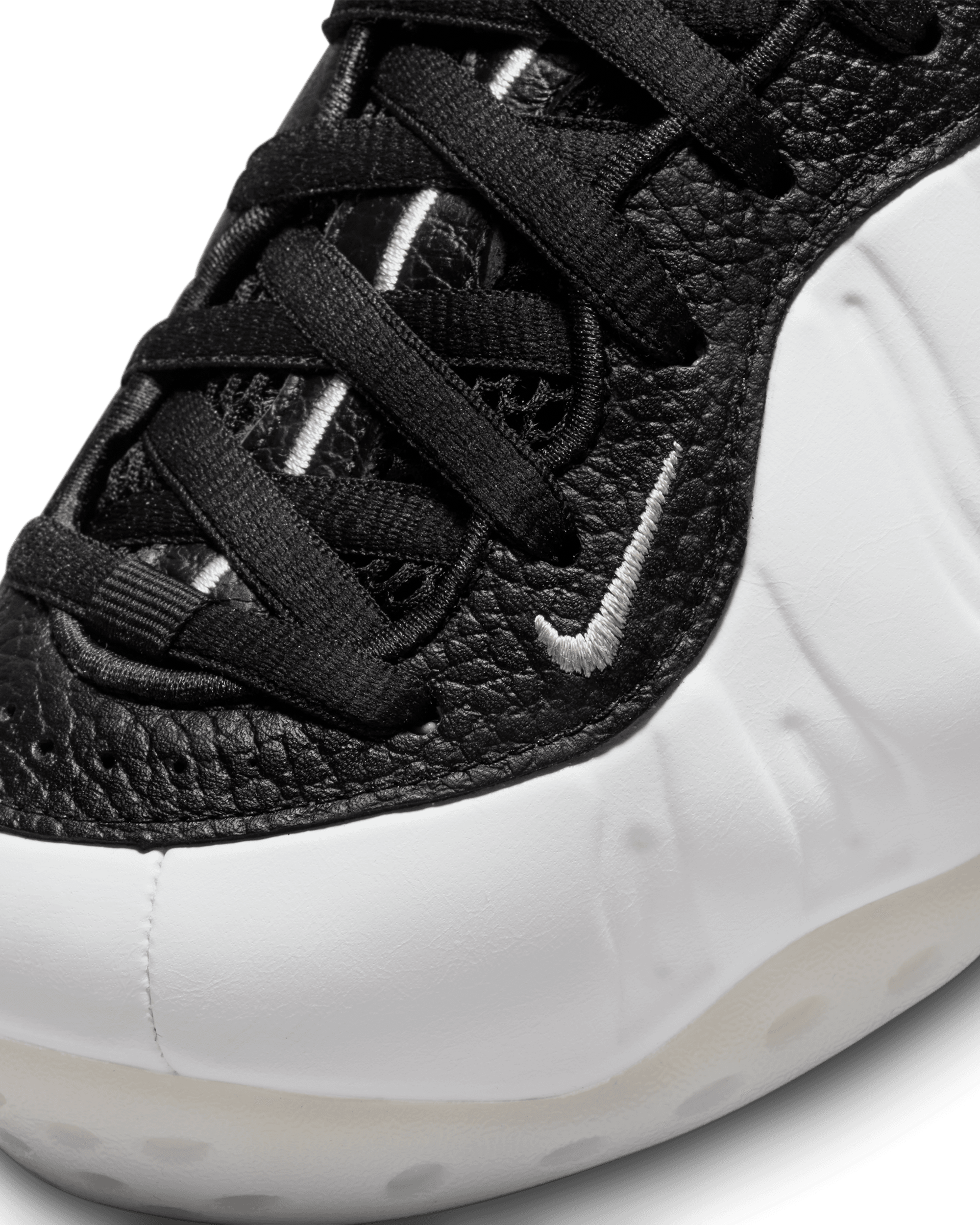 Air Foamposite 1 - White / Metallic Silver / Black Cobalt Bliss