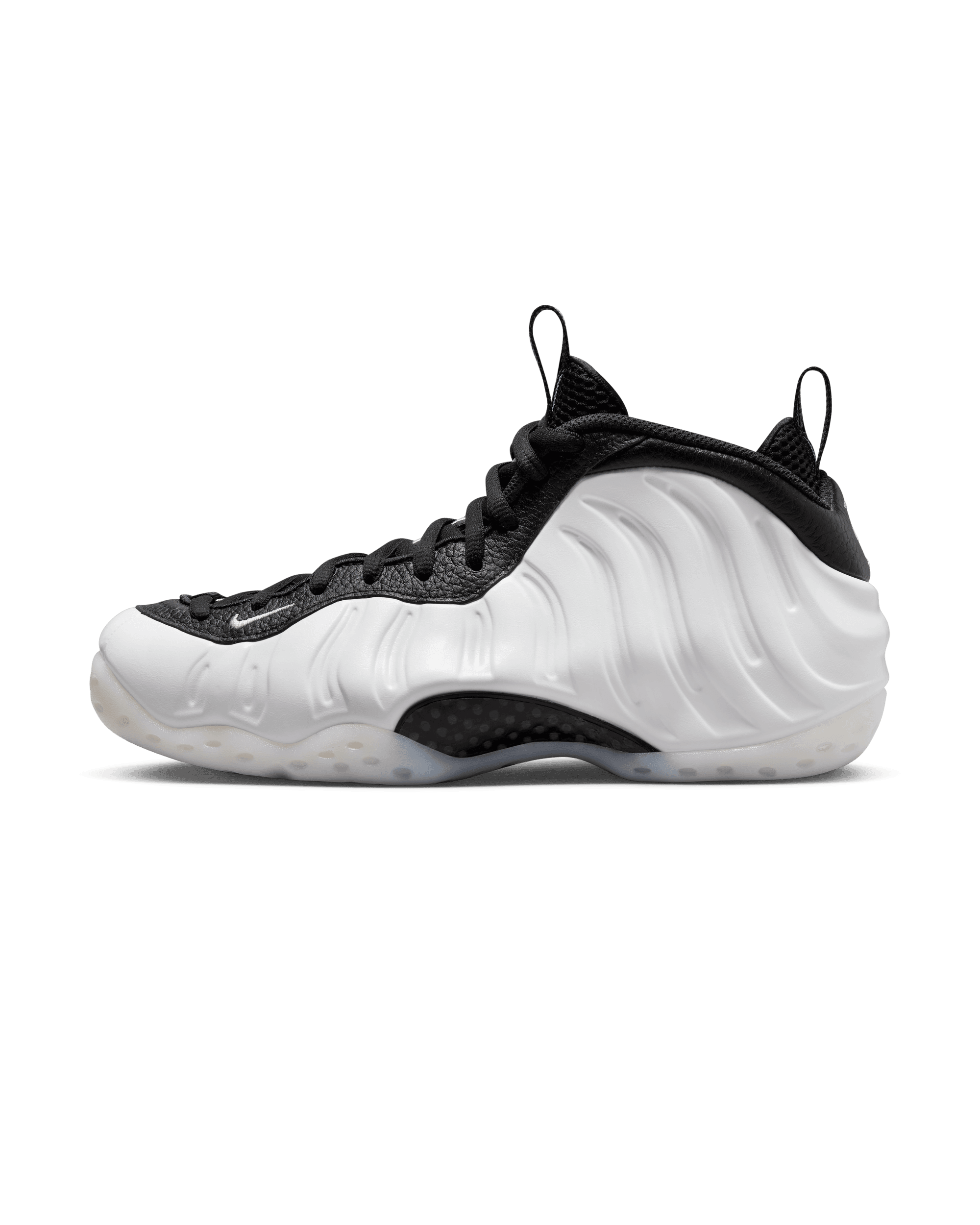 Air Foamposite 1 - White / Metallic Silver / Black Cobalt Bliss