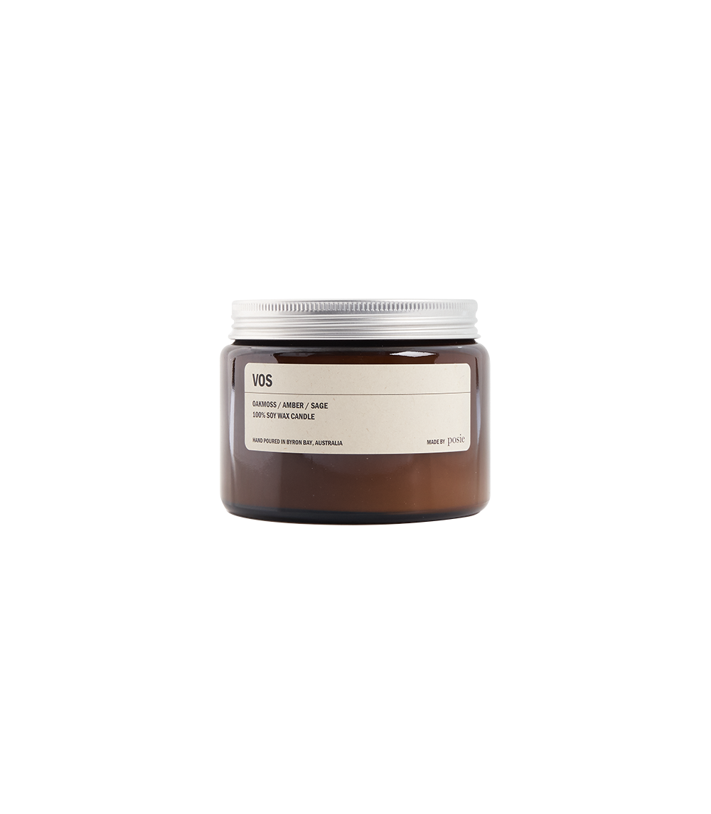500g Amber Jay Soy Candle - VOS