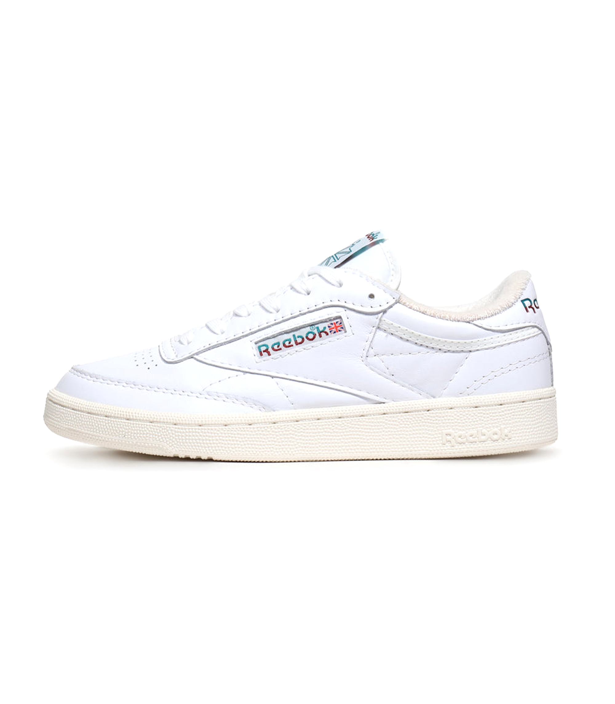 Club C 85 Vintage - White / Seaport Teal / Classic Burgundy