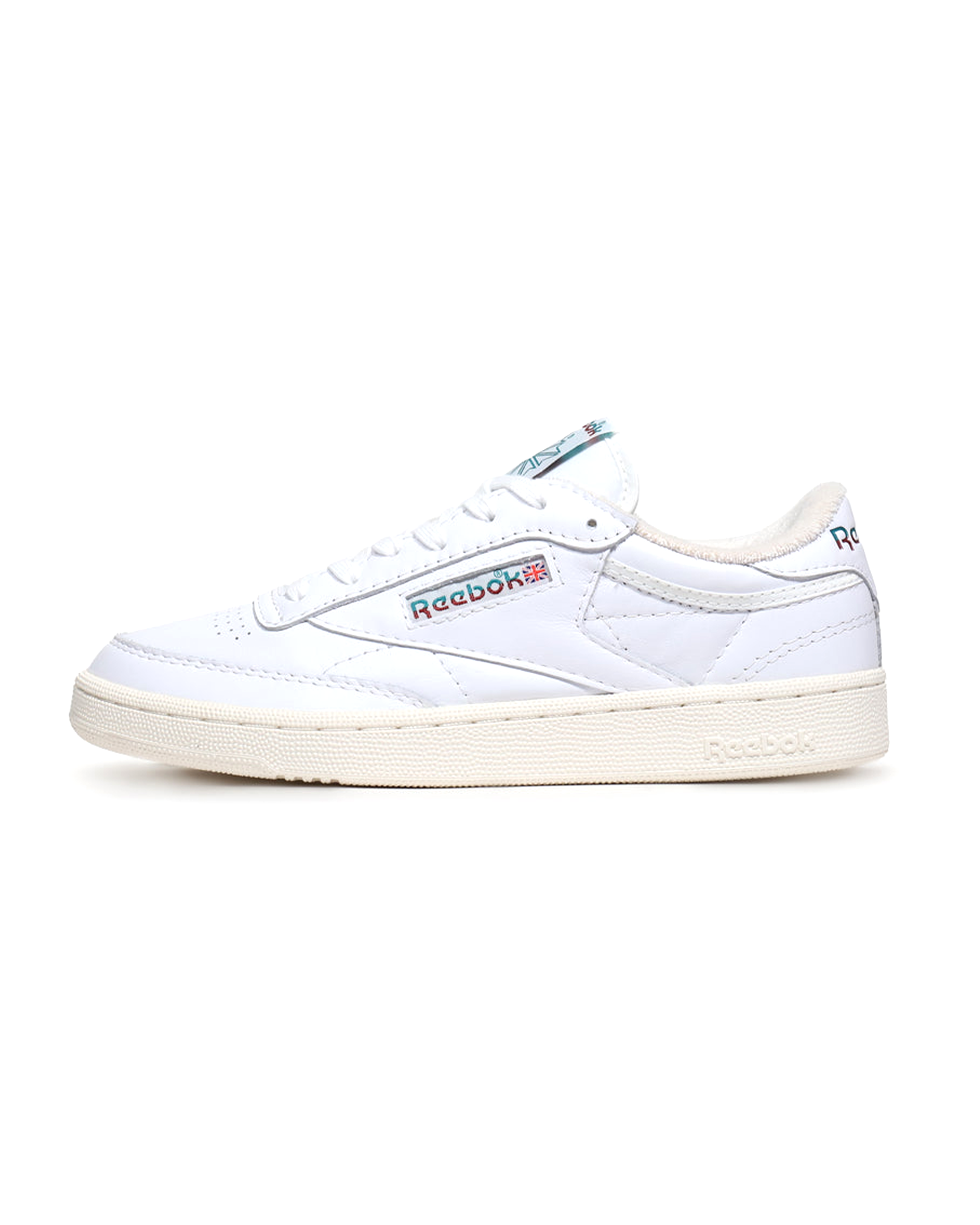 Club C 85 Vintage - White / Seaport Teal / Classic Burgundy
