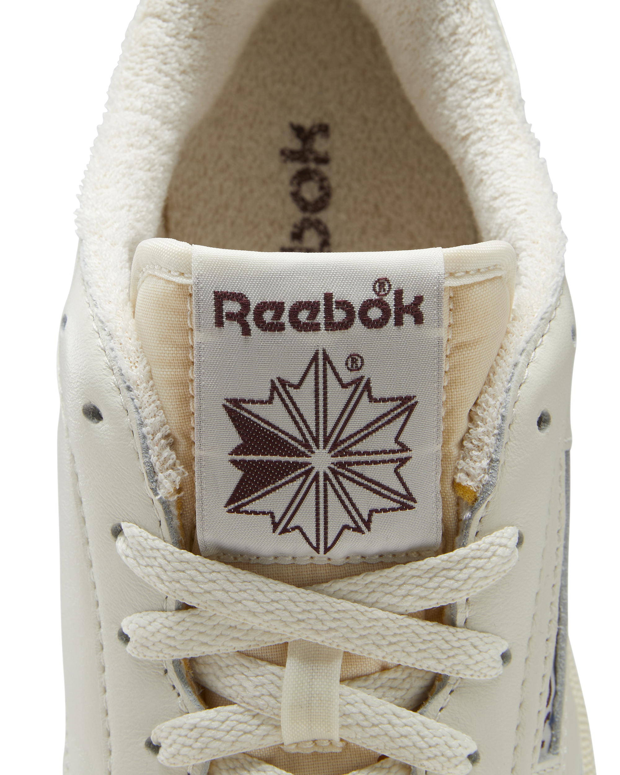 Club C 85 Vintage - Chalk / Alabaster / Maroon
