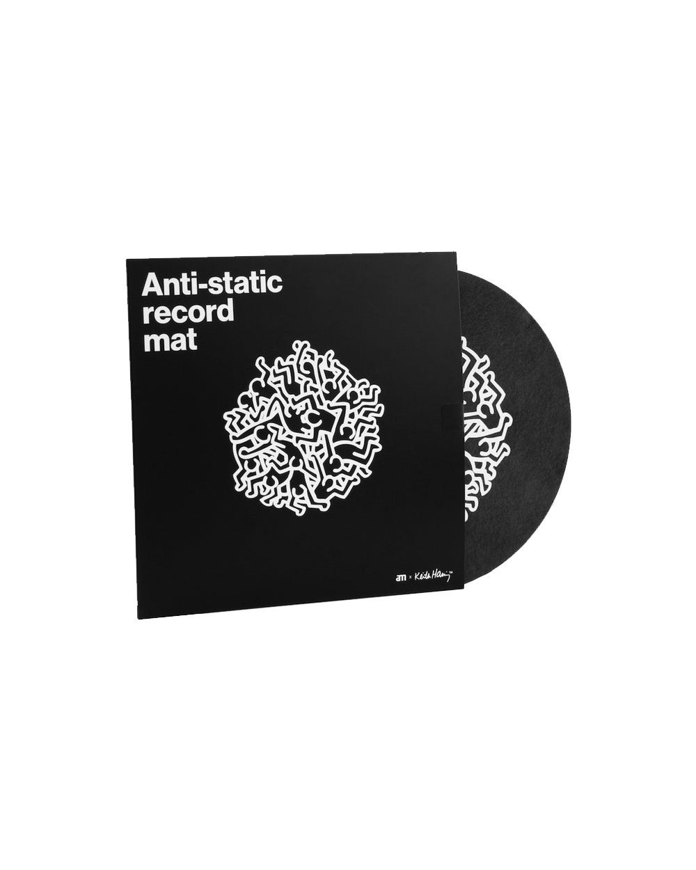 Keith Haring Anti Static Slipmat - Black / White