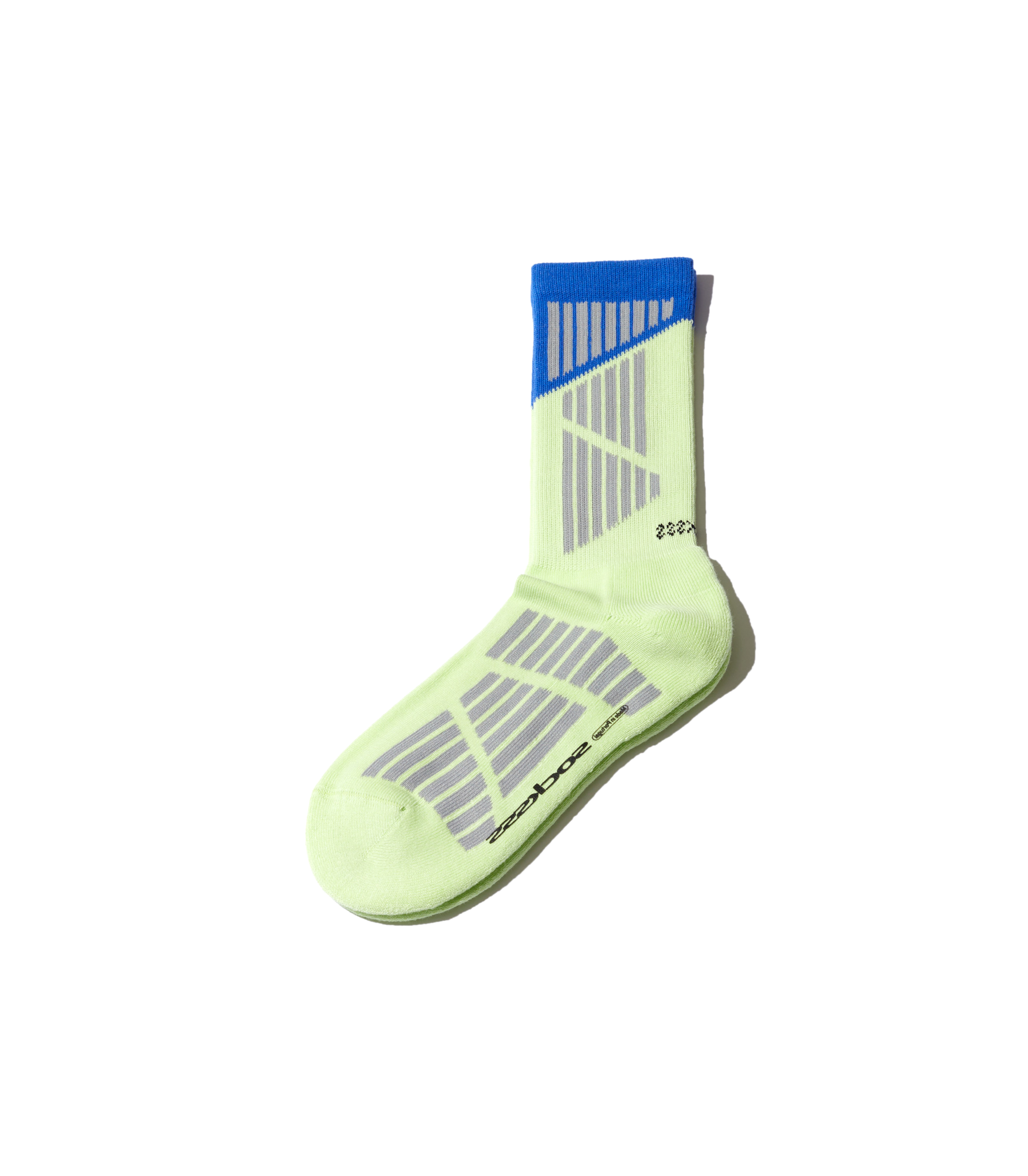 Starfleet Sock - Neon Green / Blue