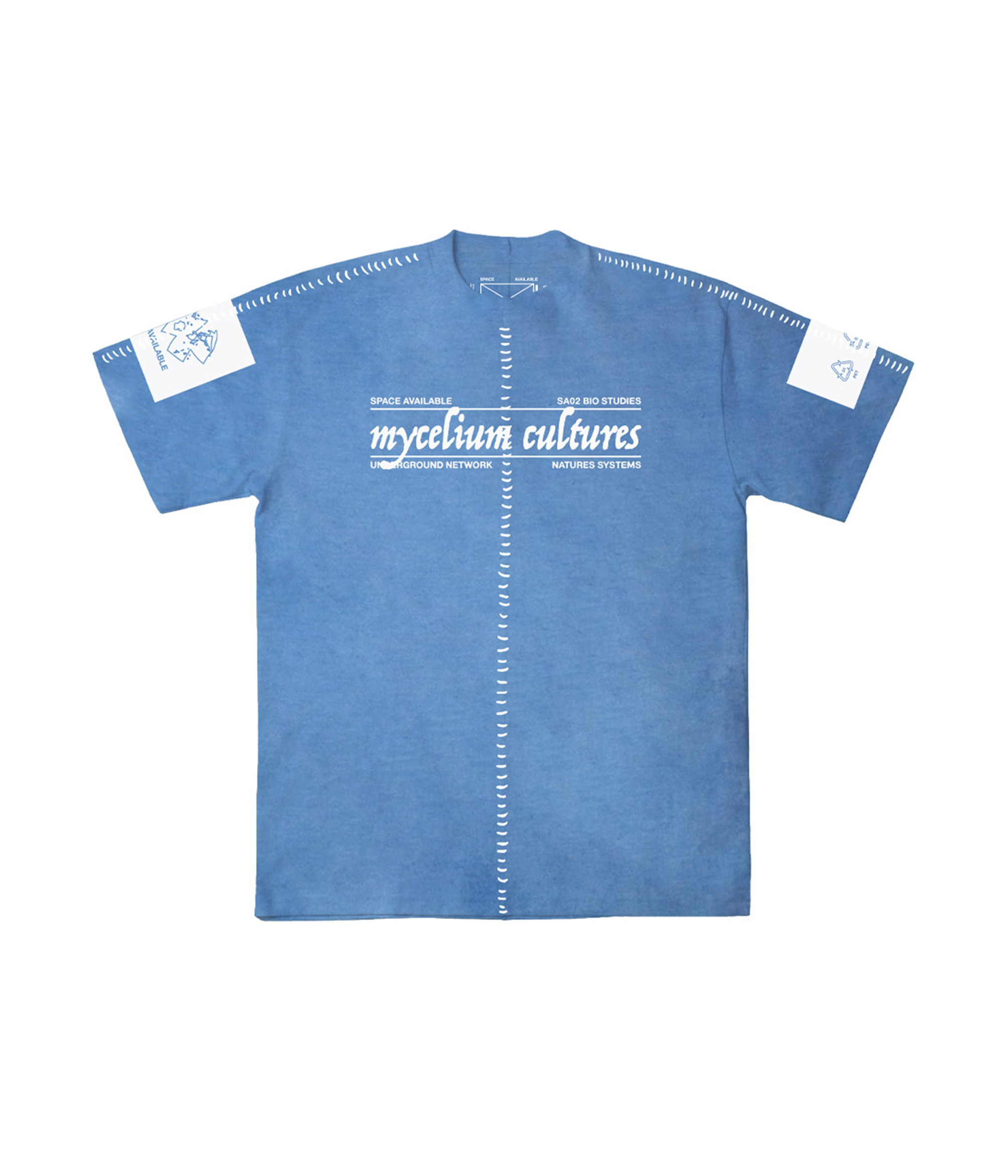 Artisan Mycelium Culture T-shirt - Indigo