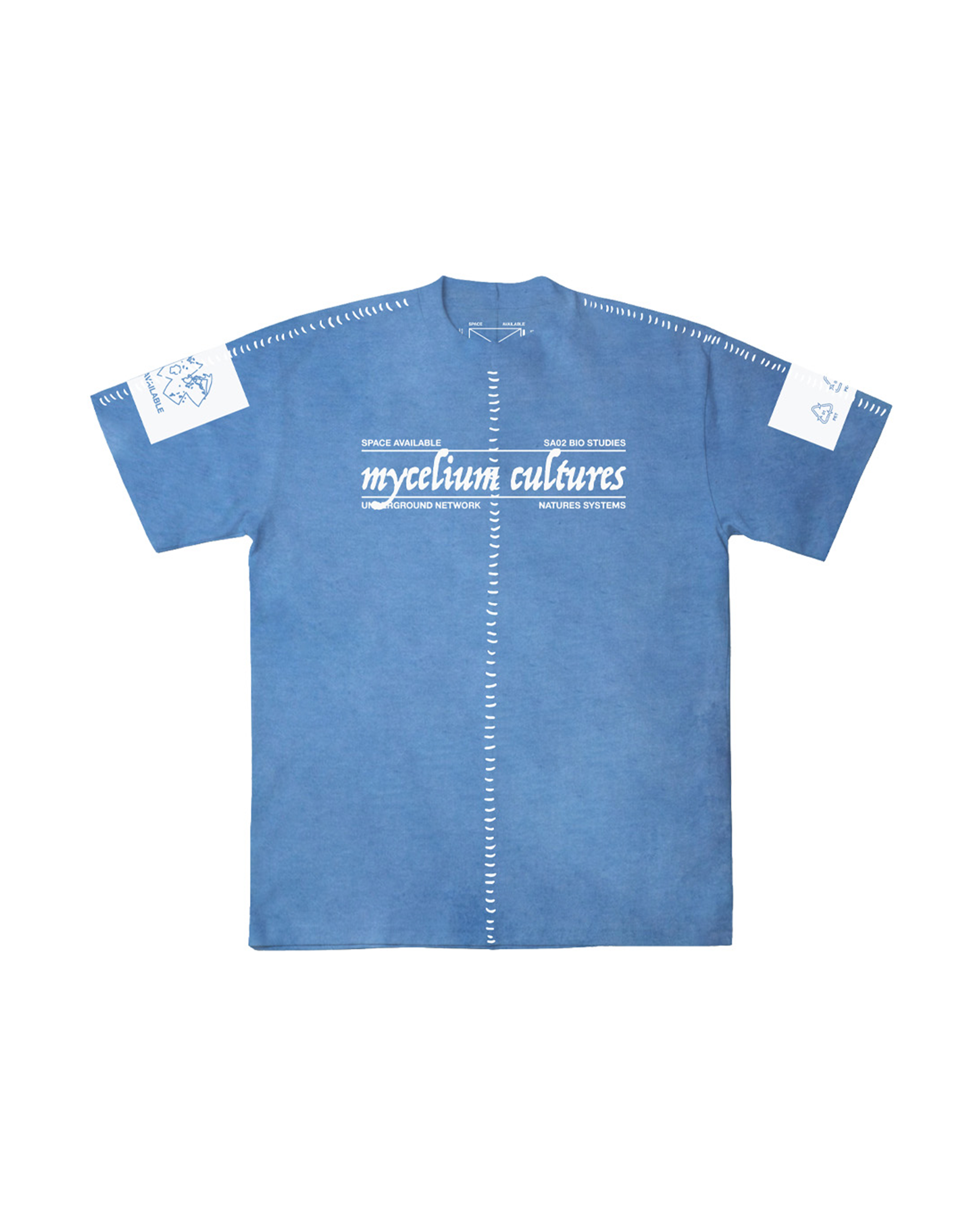 Artisan Mycelium Culture T-shirt - Indigo