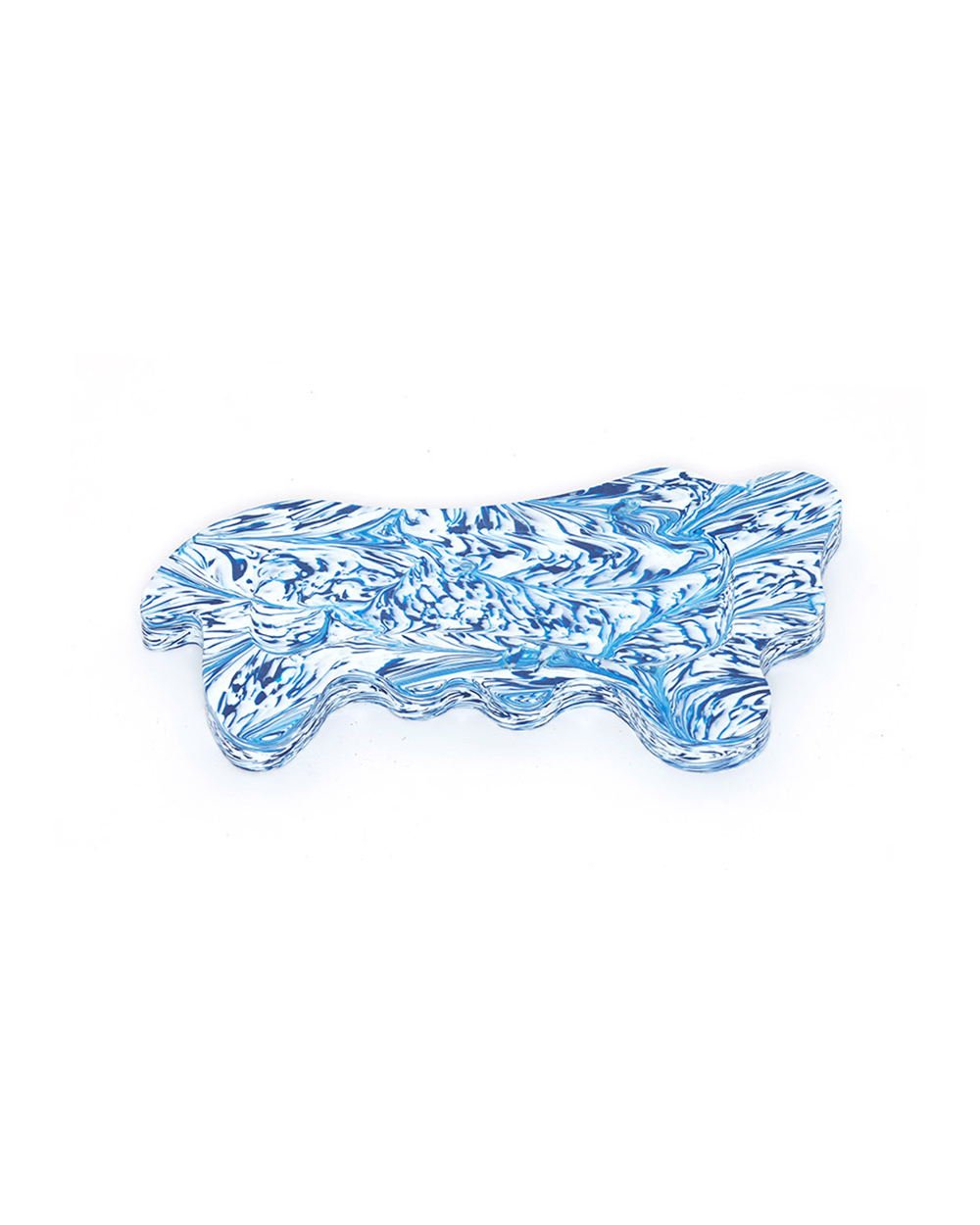 Melted Structures Desk Tray - Blue Wave