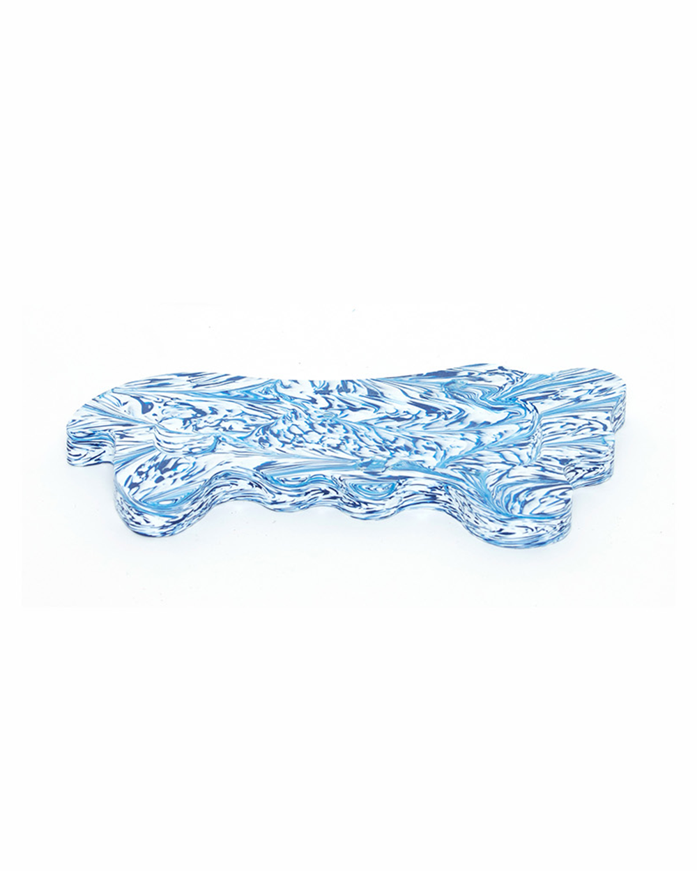 Melted Structures Desk Tray - Blue Wave