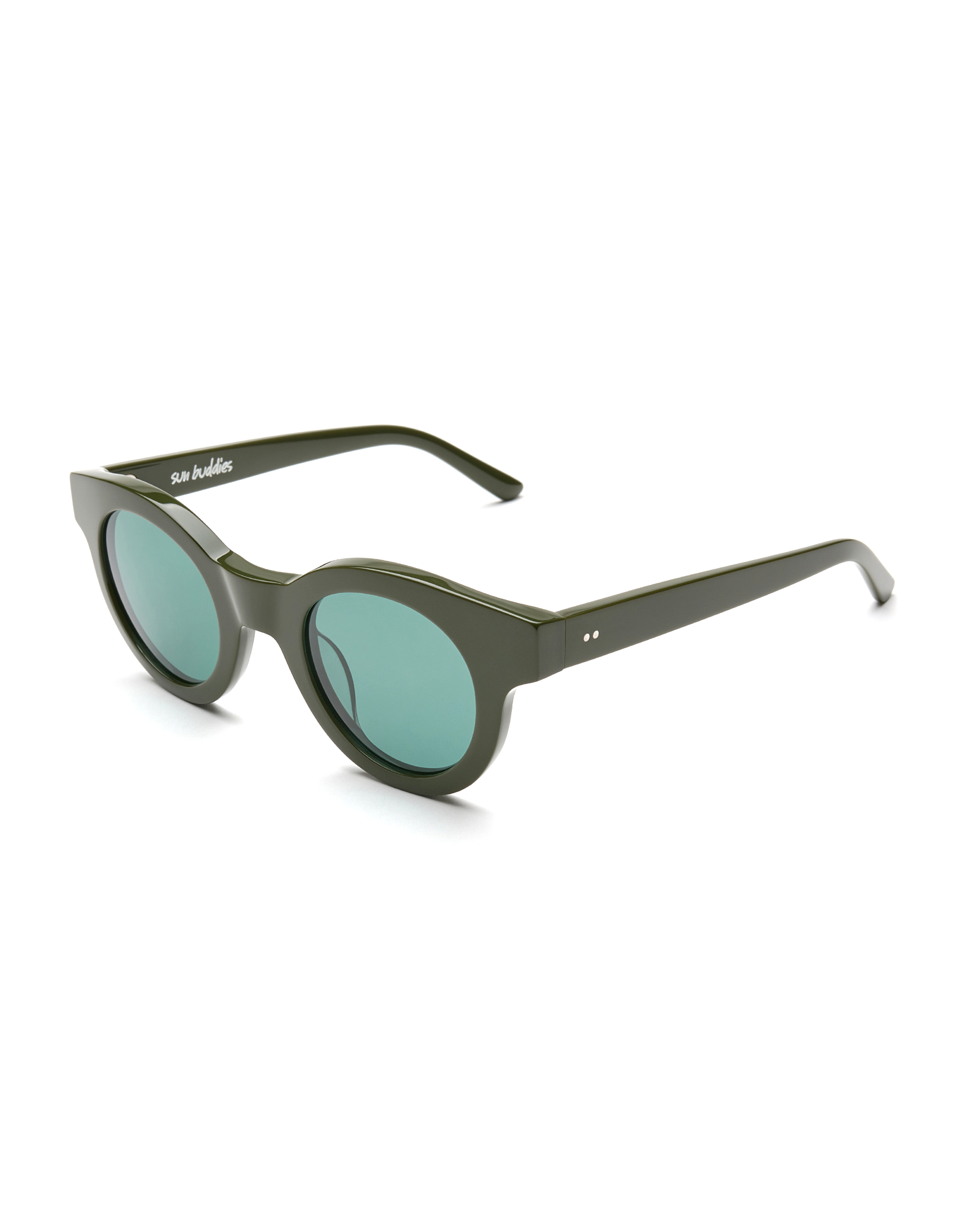 Edie Sunglasses - Solid Green