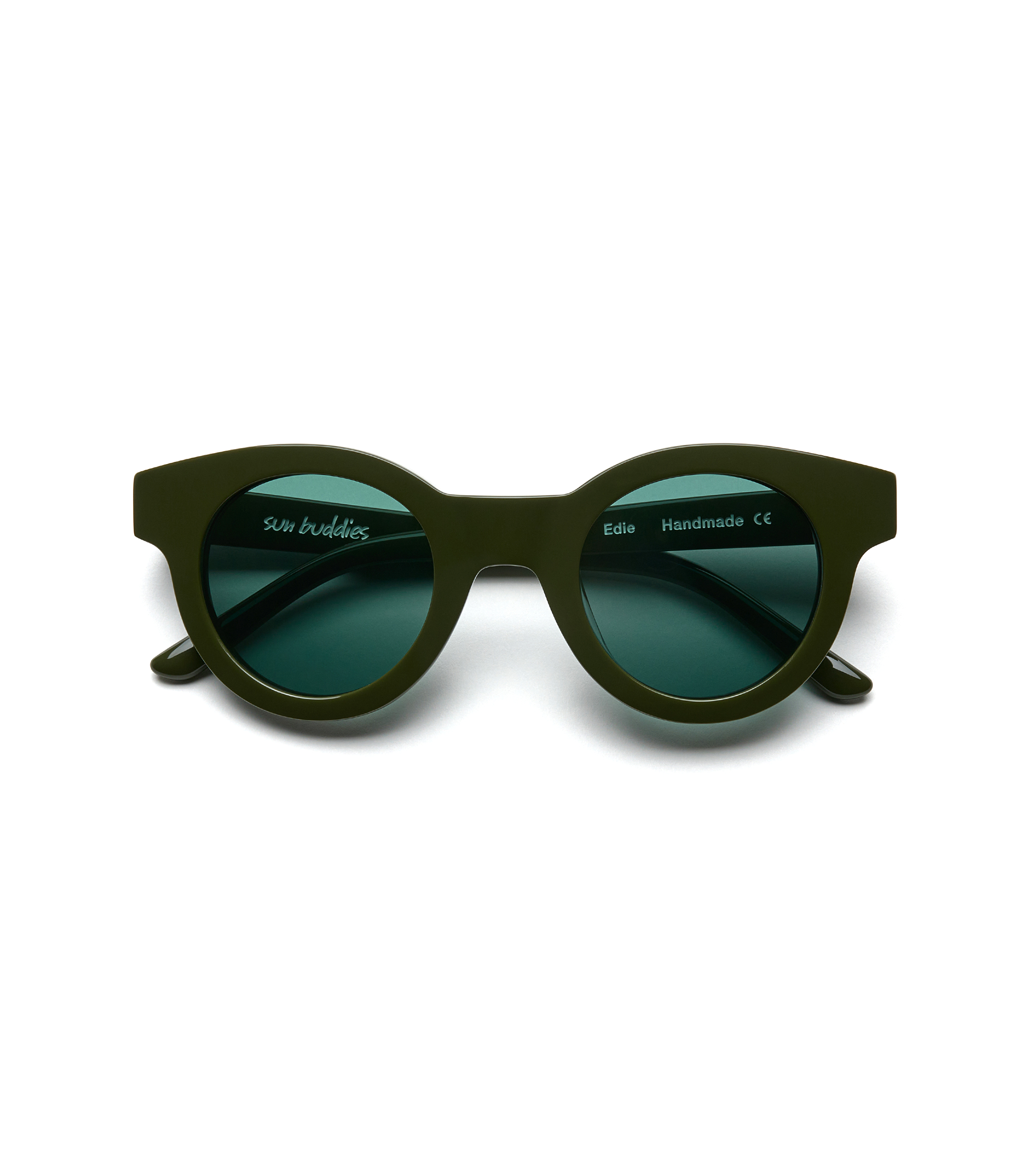 Edie Sunglasses - Solid Green