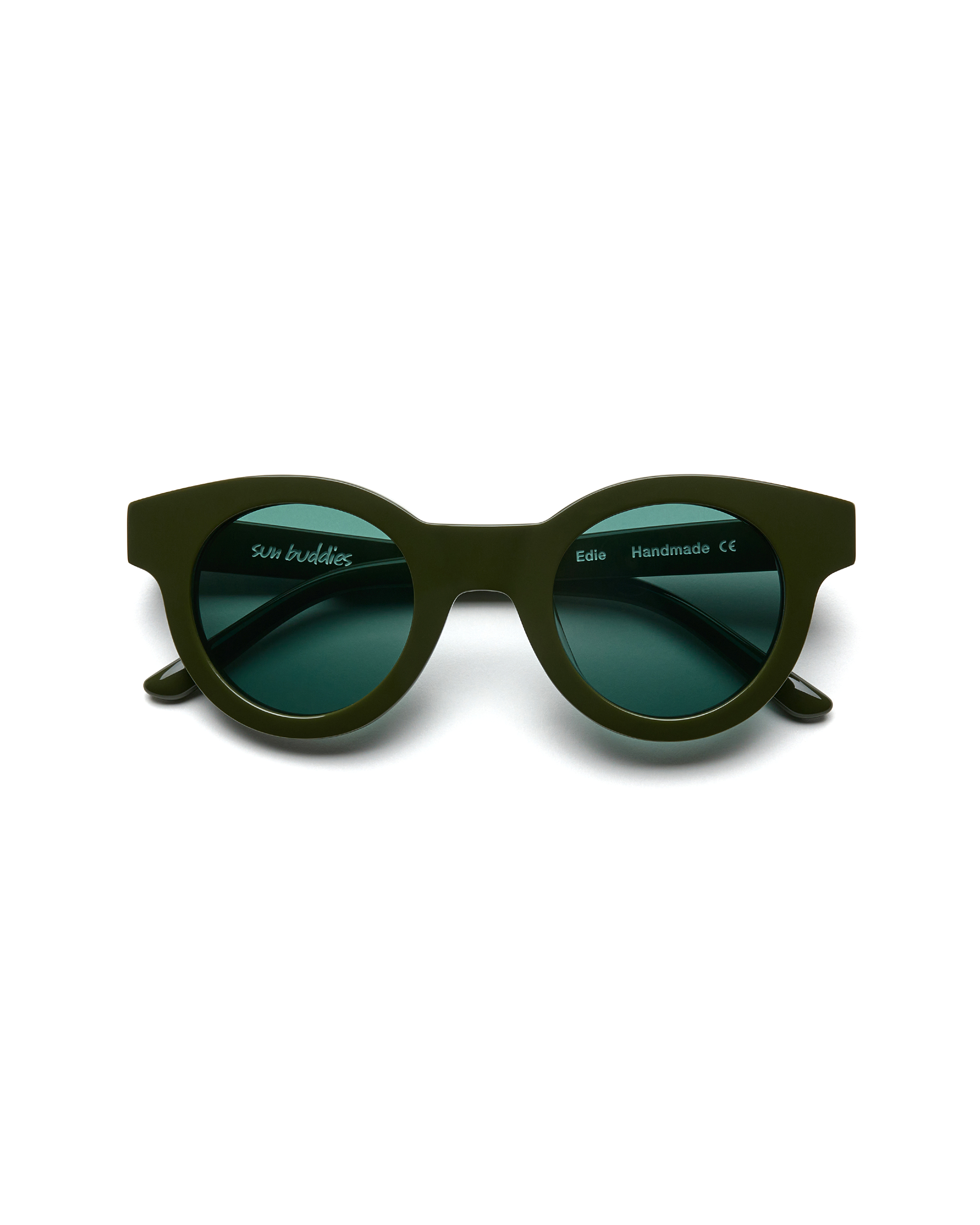 Edie Sunglasses - Solid Green