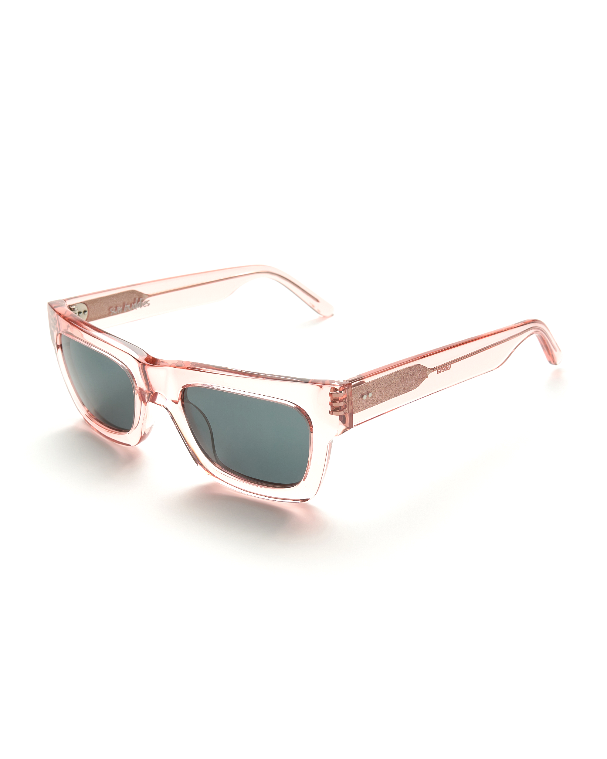 Greta Sunglasses - Transparent Shy Pink