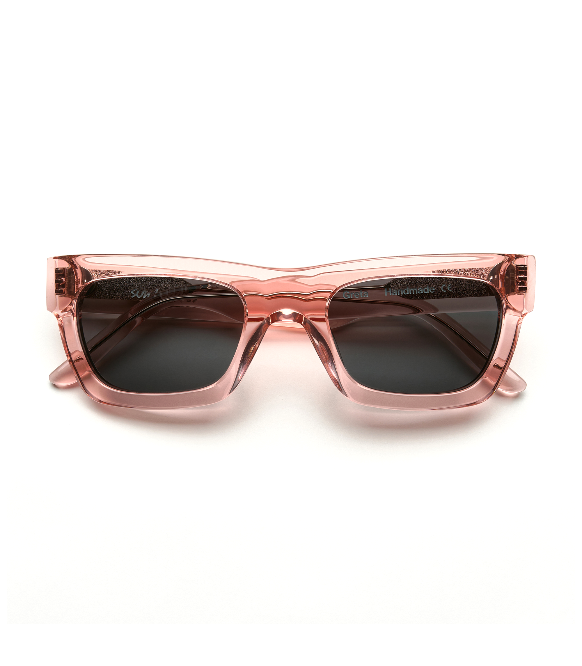 Greta Sunglasses - Transparent Shy Pink