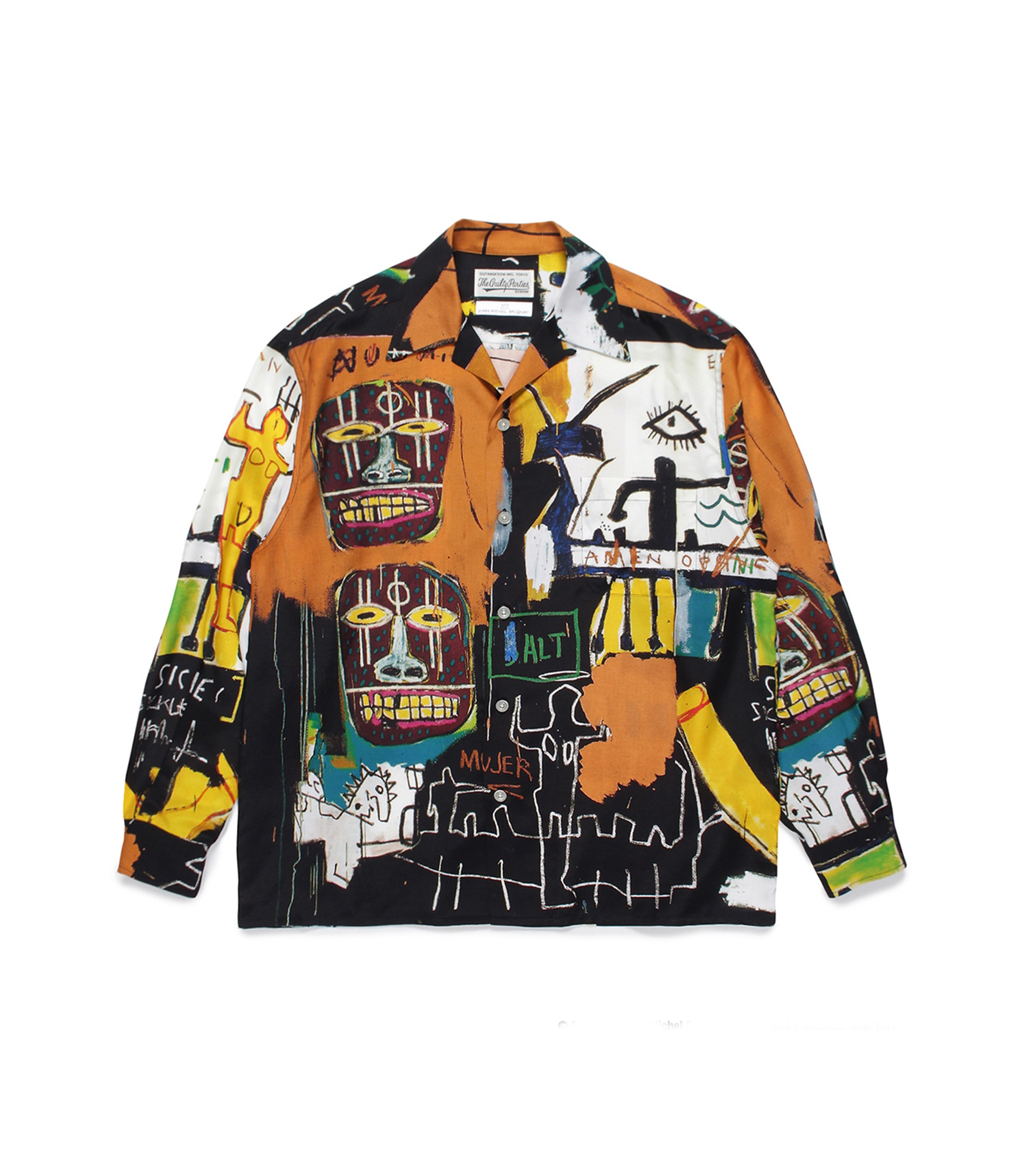 Jean-Michel Basquiat L/S Hawaiian Shirt (Type-3) - Print