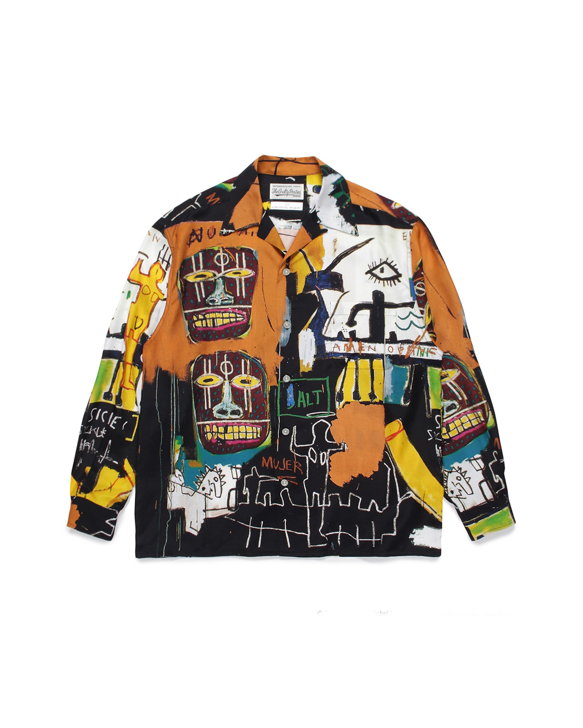 Jean-Michel Basquiat L/S Hawaiian Shirt (Type-3) - Print