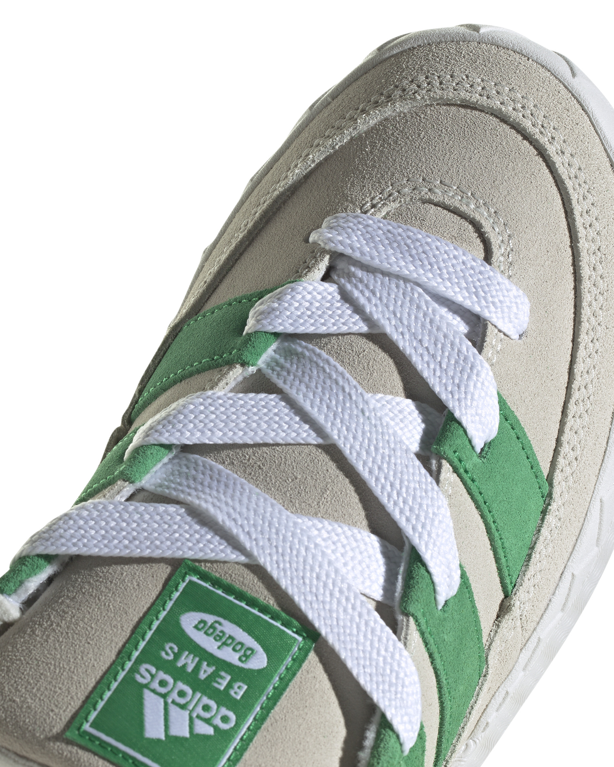 Bodega x Beams Adimatic - Off White / Green / Cry White
