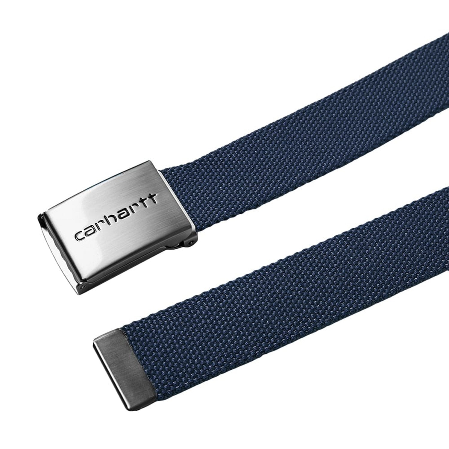 Clip Belt Chrome - Dark Navy