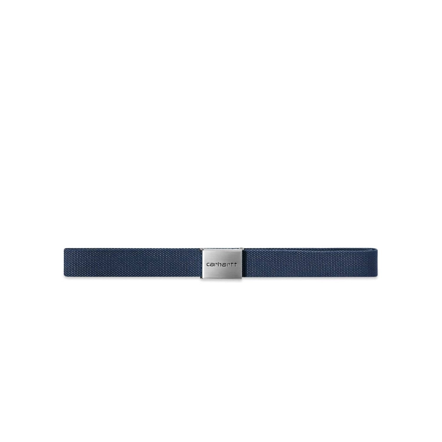 Clip Belt Chrome - Dark Navy