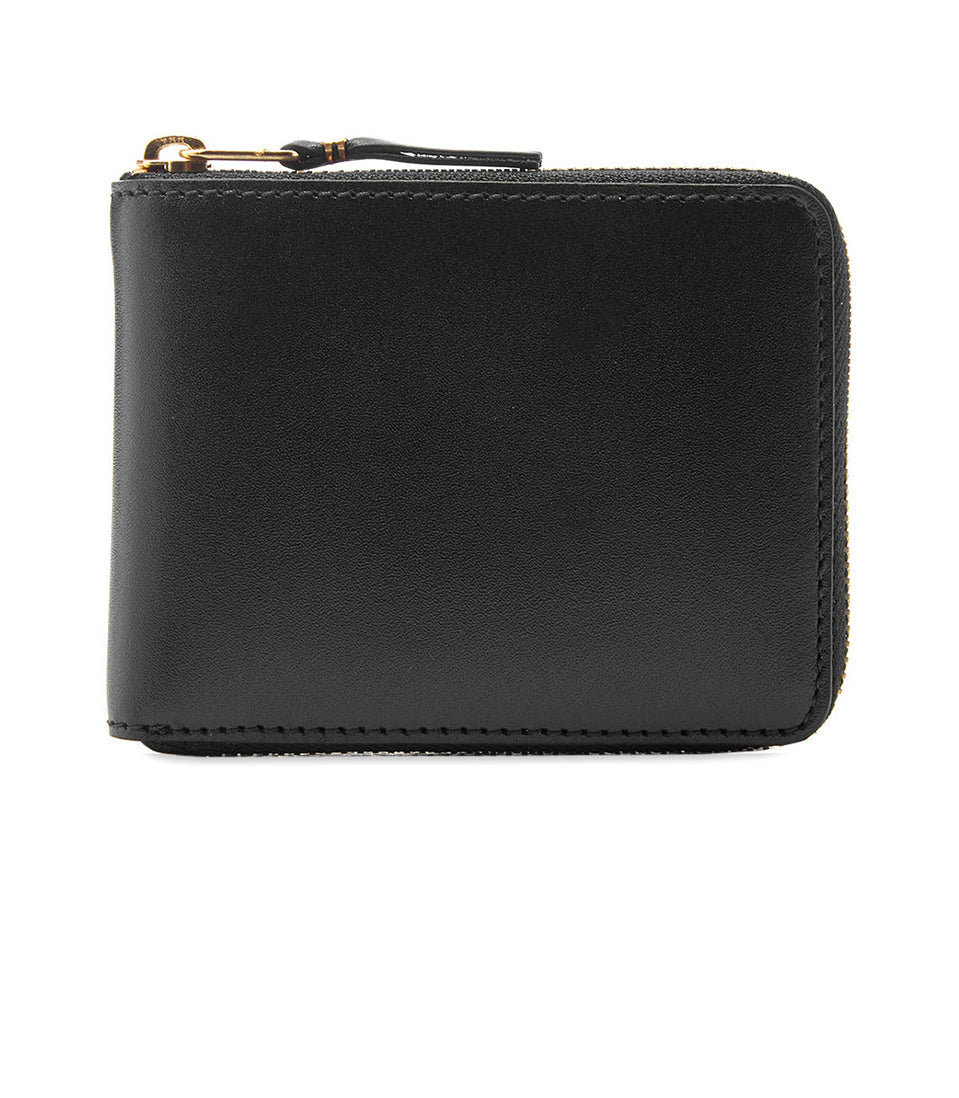Classic Large Zip Wallet - Black