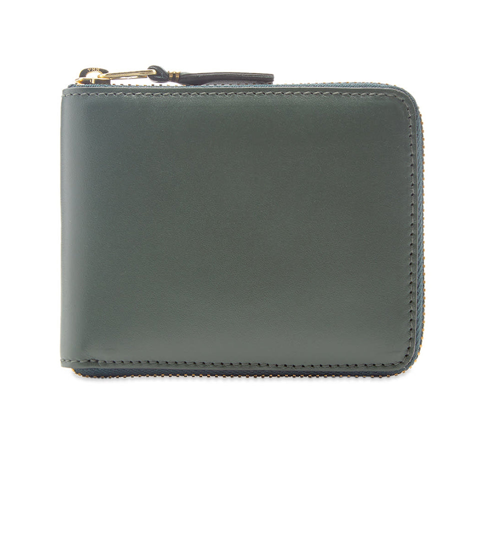 Classic Large Zip Wallet - Bottle Green